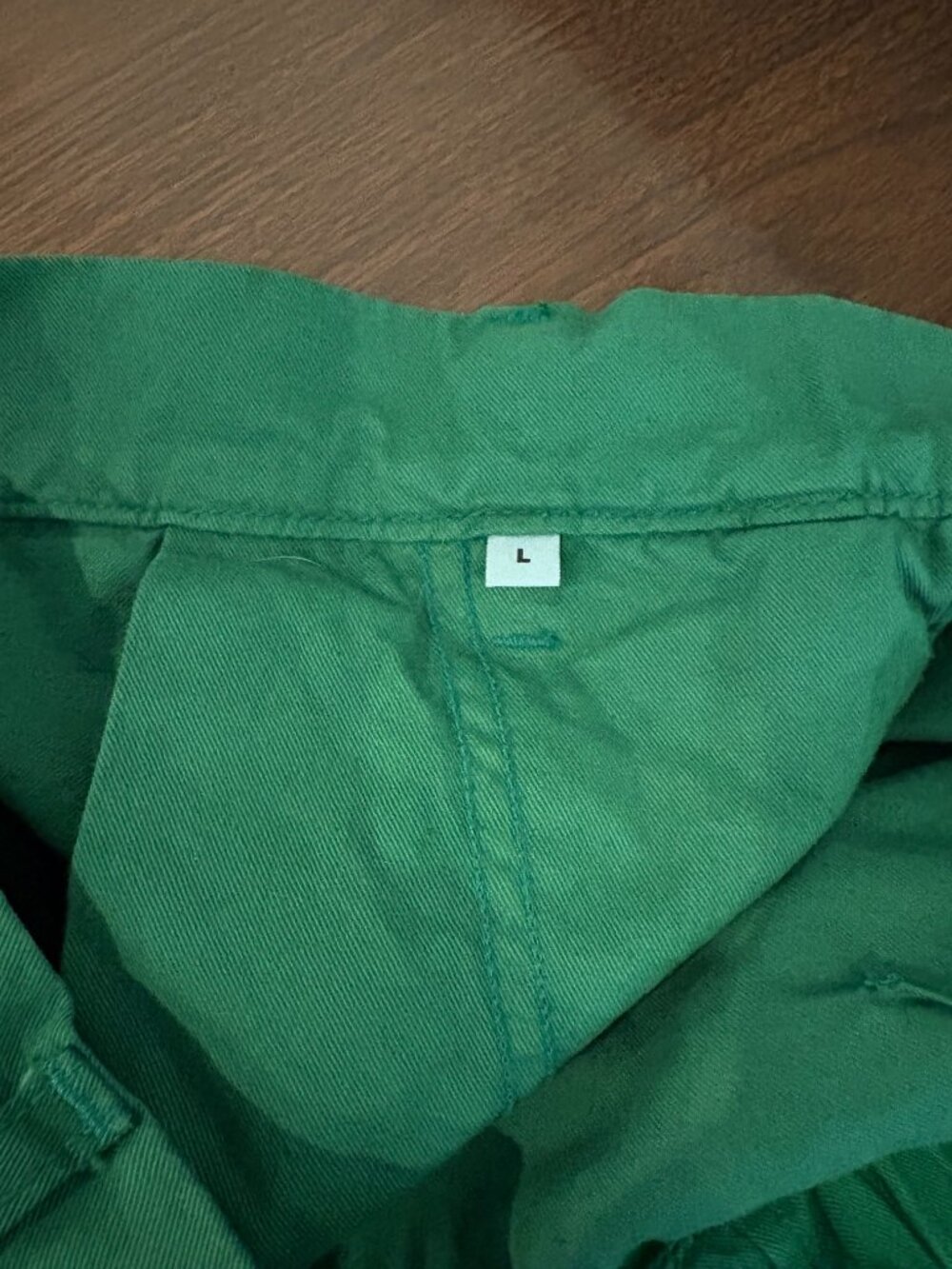 imogene+willie Baker striped trouser in Kelly Green L - Picture 5 of 6